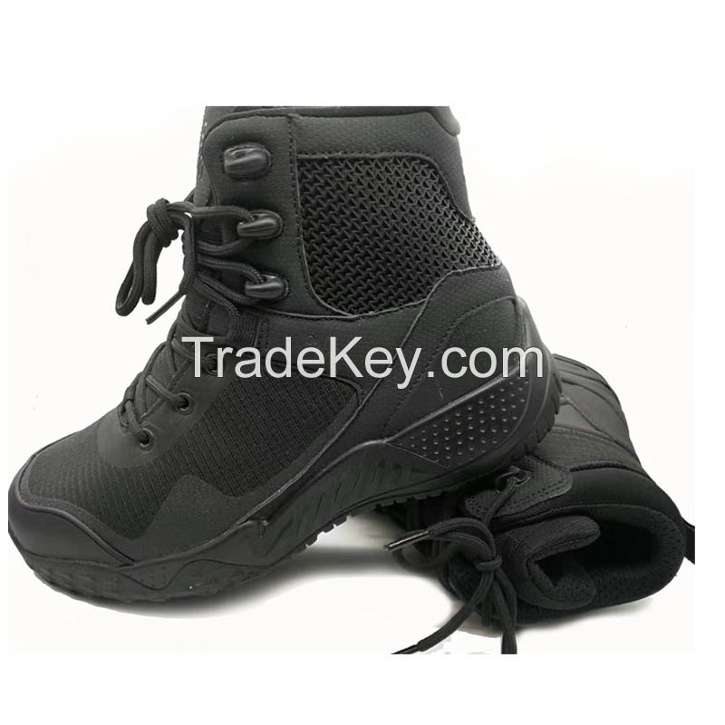 Men tactical military boots,5Iinch work hiking boots for sell