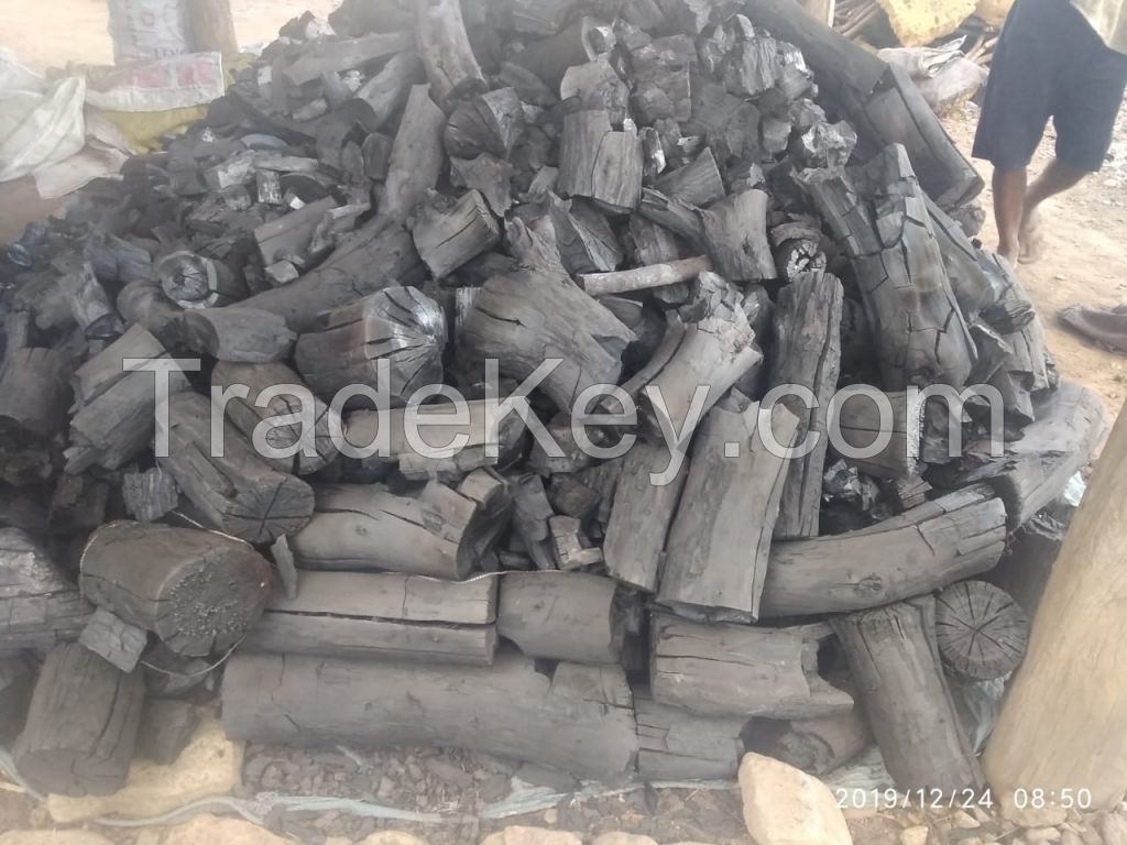 Natural lump wood BBQ charcoals