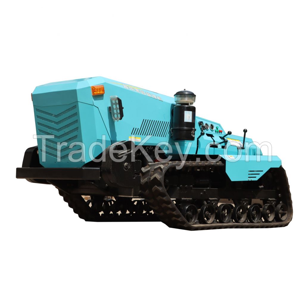 Agricultural crawler garden multifunction remote control diesel engine tractor