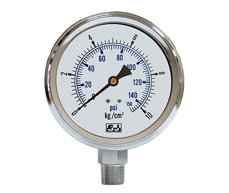 All stainless steel Pressure gauge