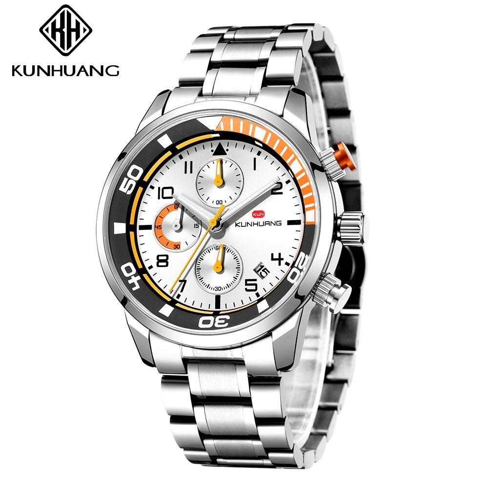 More Accurate Timing Men Quartz Watches 30 Meters Waterproof Custom Logo Acceptable Luxury Wristwatches For Business Men
