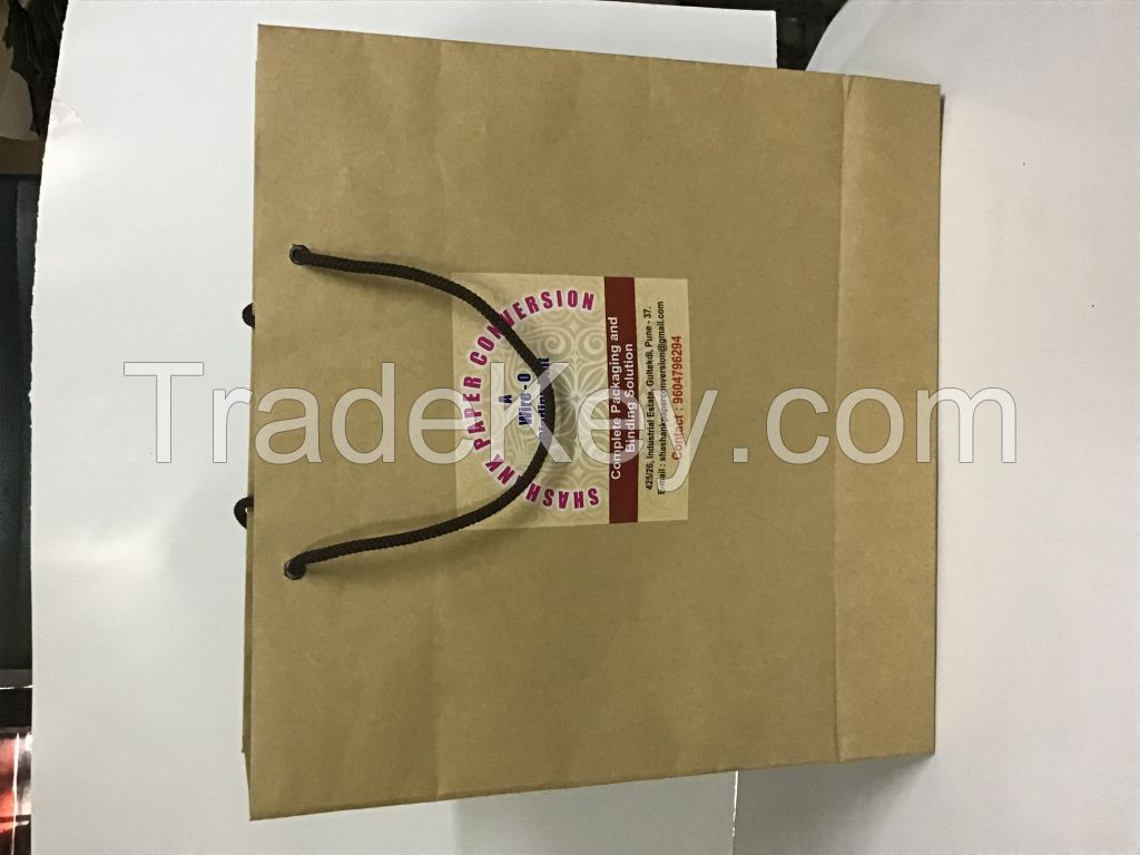 White kraft paper bag,brown kraft paper bag 