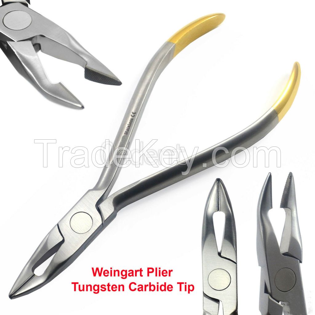 Dental Root Fragment Plier Removal Forceps #45    Residual Root Tweezers Clip