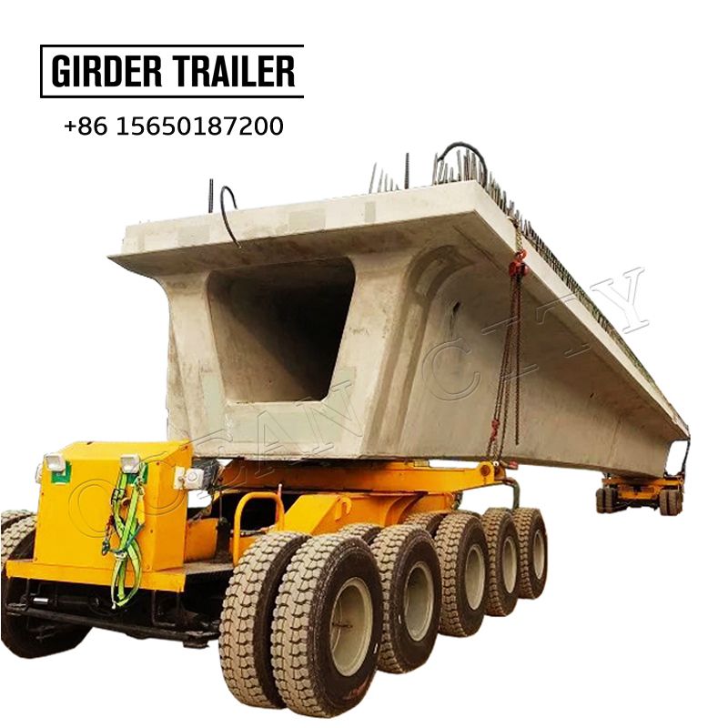 Heavy duty transporter girder semi trailer for sale
