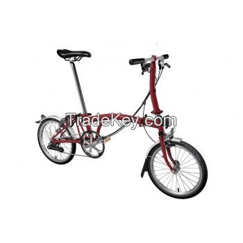 Brompton S6L 2020 Folding Bike Red