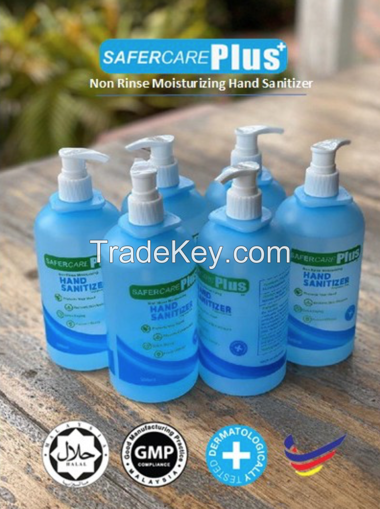 Non-Rinse Moisturizing  Hand Sanitizer Travel Size 100ml, Commercial 1liter