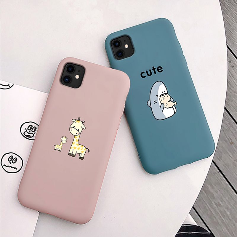 Soft Liquid Silicone Print pattern Mobile Phone Case