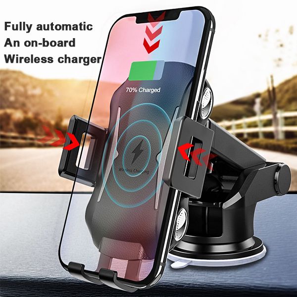 Automatic sensor phone car holder
