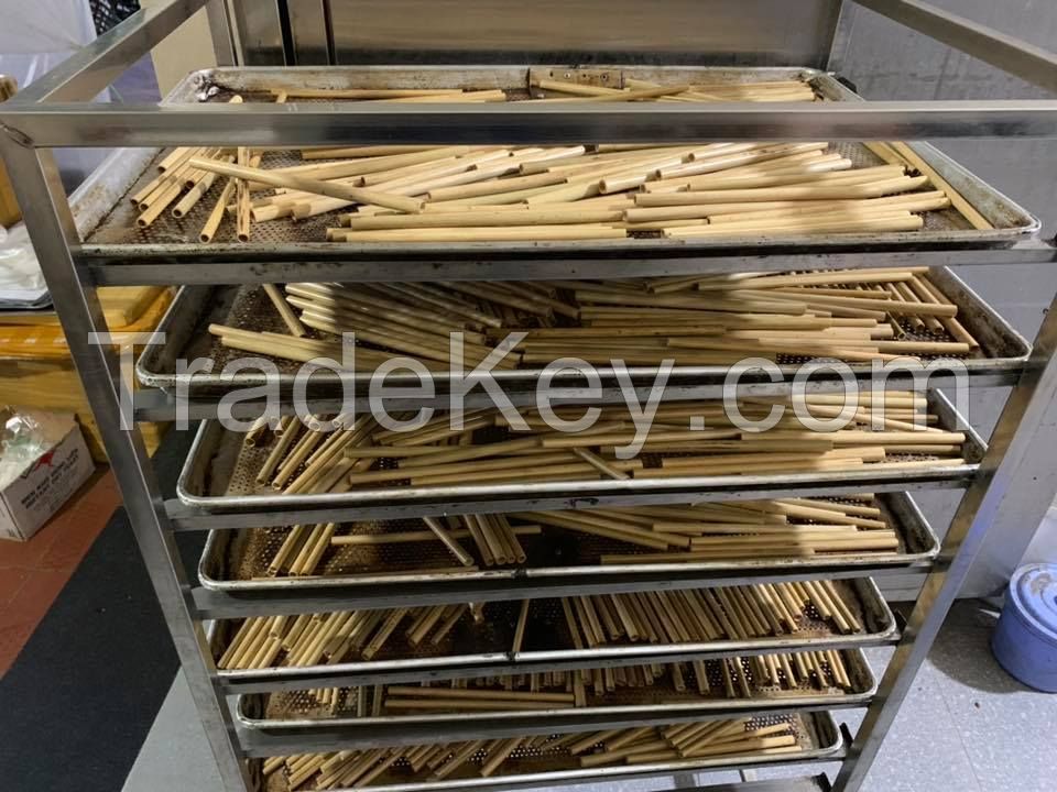 100% Natural Biodegradable Bamboo Straws