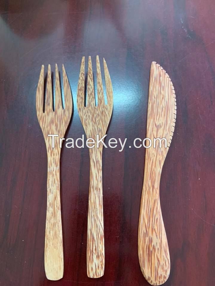 Biodegradable Eco-friendly Nature Reusable Bamboo Cutlery Set