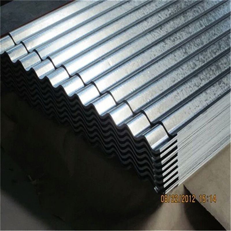 0.20mm Thickness Zero Spangle 11 Waves HDG Corrugated Roof Sheets