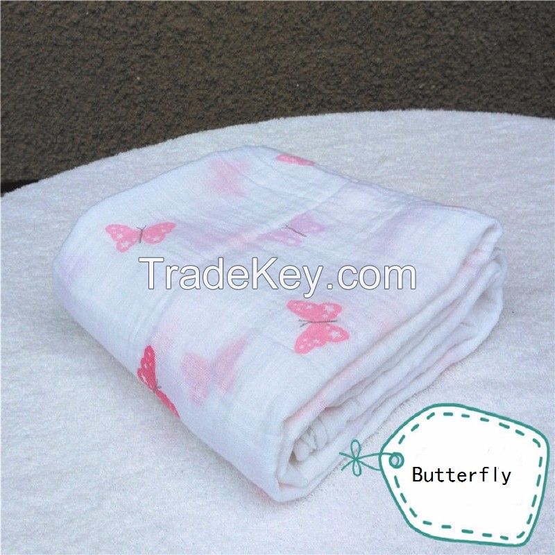 Soft, Breathable Baby Muslin swaddle, Muslin Blanket, Muslin Wrap