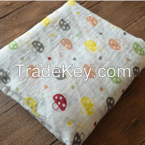 Azo free, soft 100% cotton Muslin swaddle, Muslin Blanket