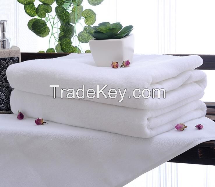 White 100% cotton hotel Bath towel