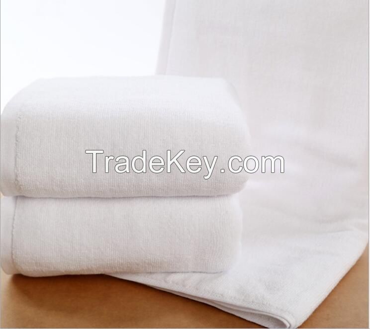 White 100% cotton hotel Bath towel