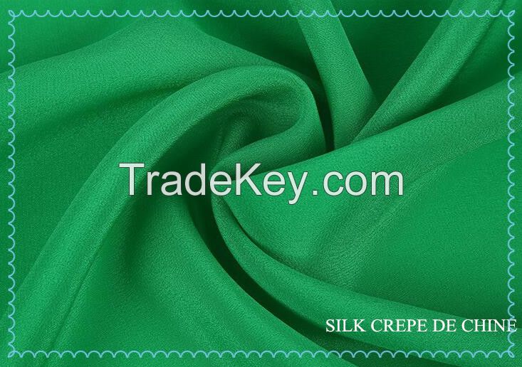 100% Silk fabric available in various color /silk polyester fabric 