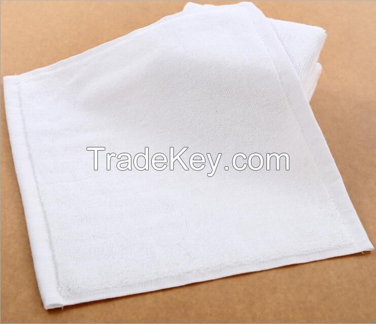 White 100% cotton hotel Hand towel, square Towel