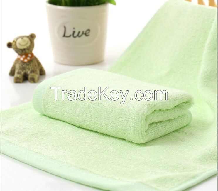 Bamboo fiber face towel, Bamboo towel