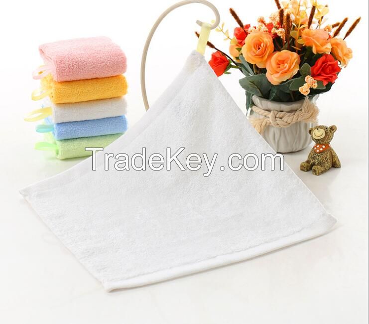 Baby bamboo burp towel with loop hook