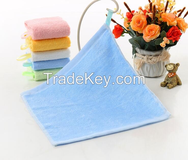 Baby bamboo burp towel with loop hook