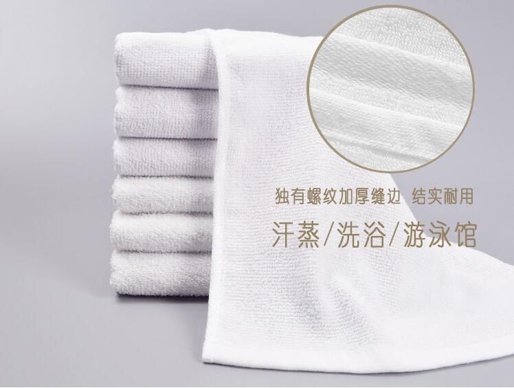 One-off white face towel,disposable face towel