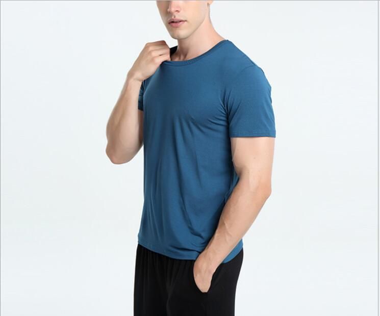 Round Neck Men Bamboo T-shirt,Bamboo Undershirt