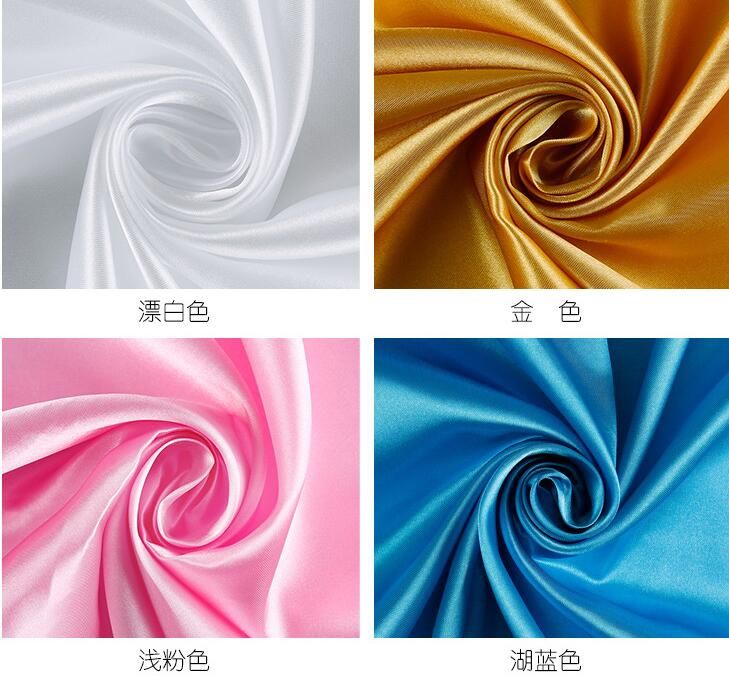 100% polyester bright satin fabric,Imitation silk fabric