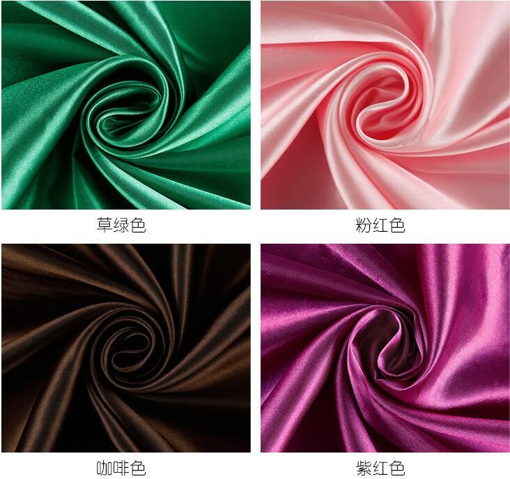 100% polyester bright satin fabric,Imitation silk fabric