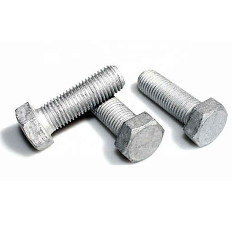 Carbon Steel Hot Dip Galvanized Hex Bolt With Nut And Washer DIN933