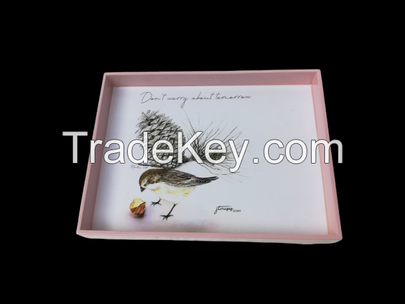 Lacquer Tray With Customized Printing Images