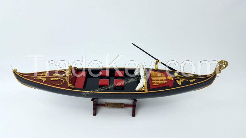 GONDOLA WOODEN MODEL BOAT HIGH QUALITY MADE IN VIETNAM