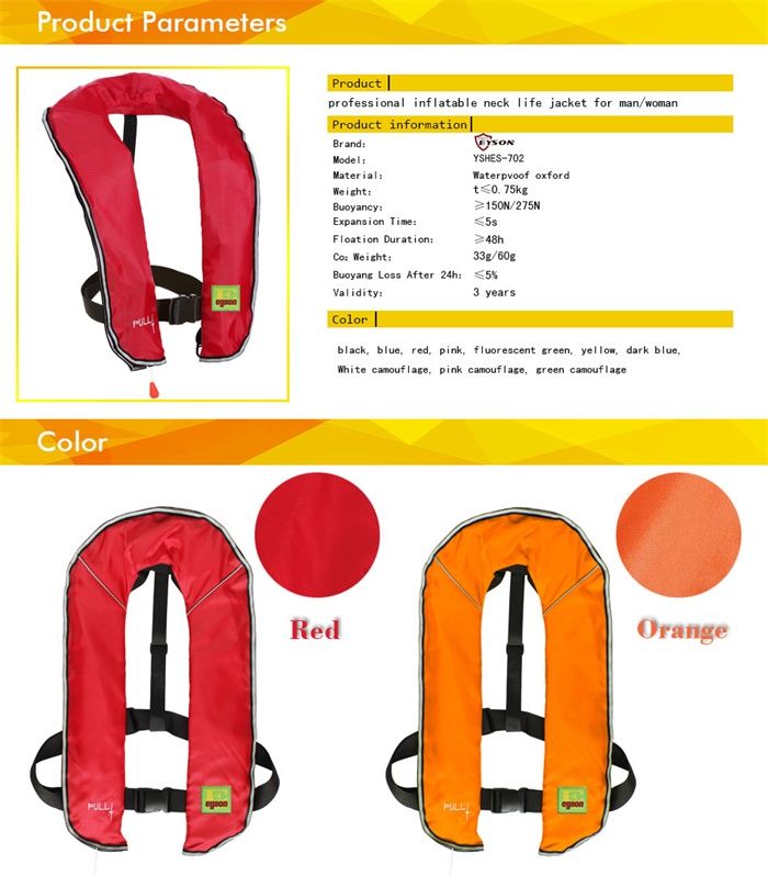 manual life jacket