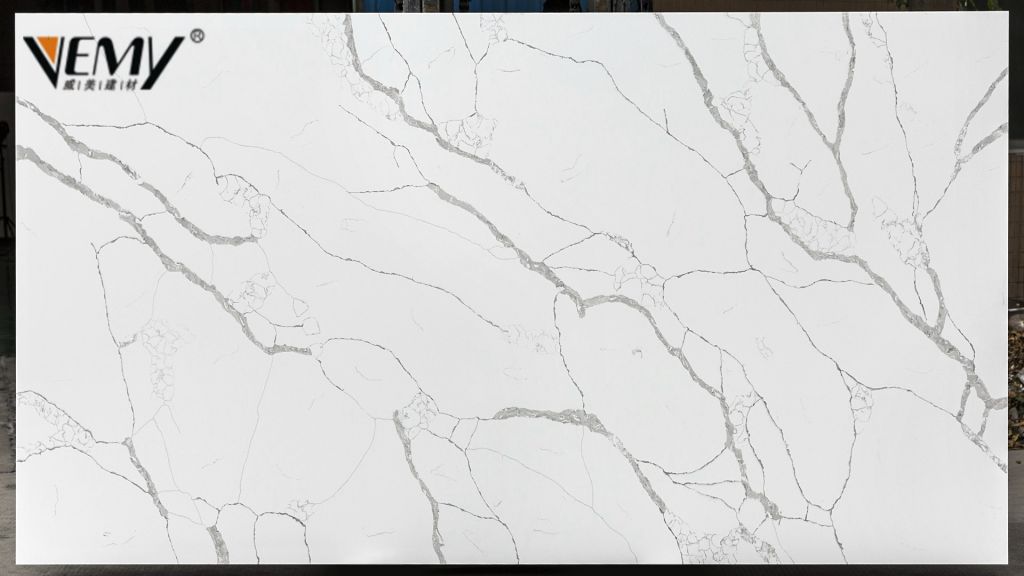 Artificial Calacatta Quartz Stone Slab