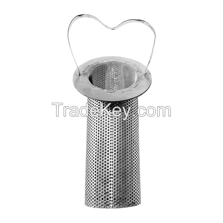 Industrial 304 steel filter system various types of filter perforated tube