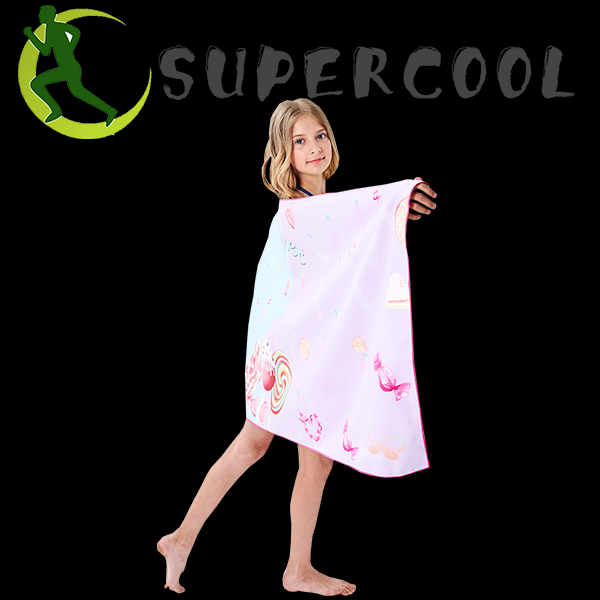 Microfiber Suede Towel Printed Beach Towel