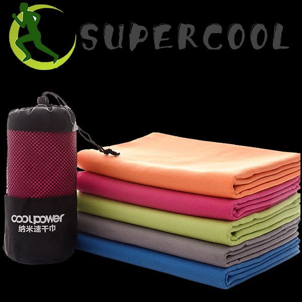 Microfiber sports towel cooling gym/running