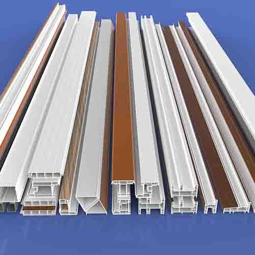 White color 60 Casement Plastic Profiles series