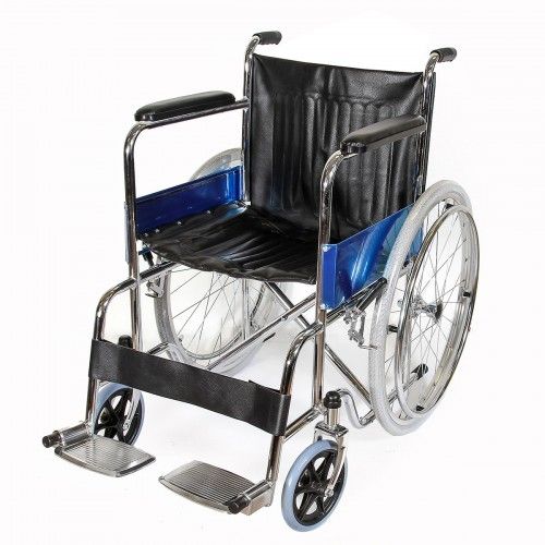 Ce Fad Approved Best Seller Steel Wheelchair In India