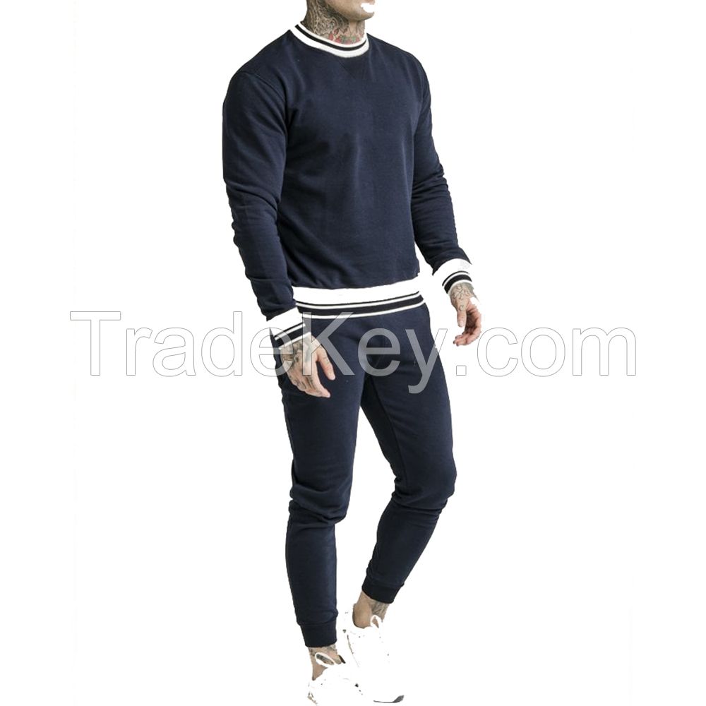 Custom Mens Tracksuits Running Gym Fitness Workout Sportswear Black Color Man Tracksuit Set  with Jogger Hot Sale Slim Fit Sweat Pants Hoodies 