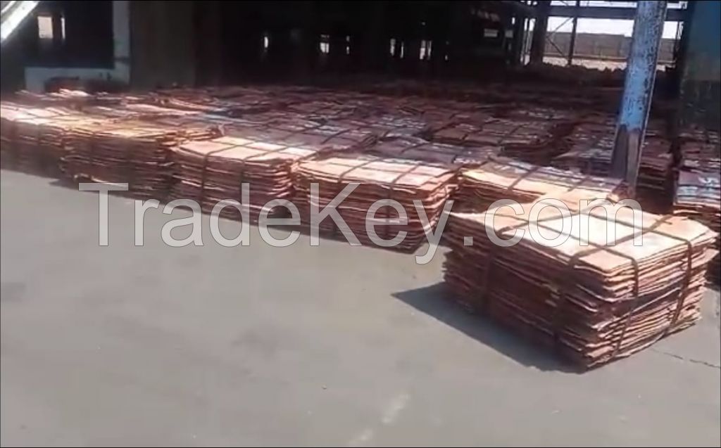 We sell copper cathodes.