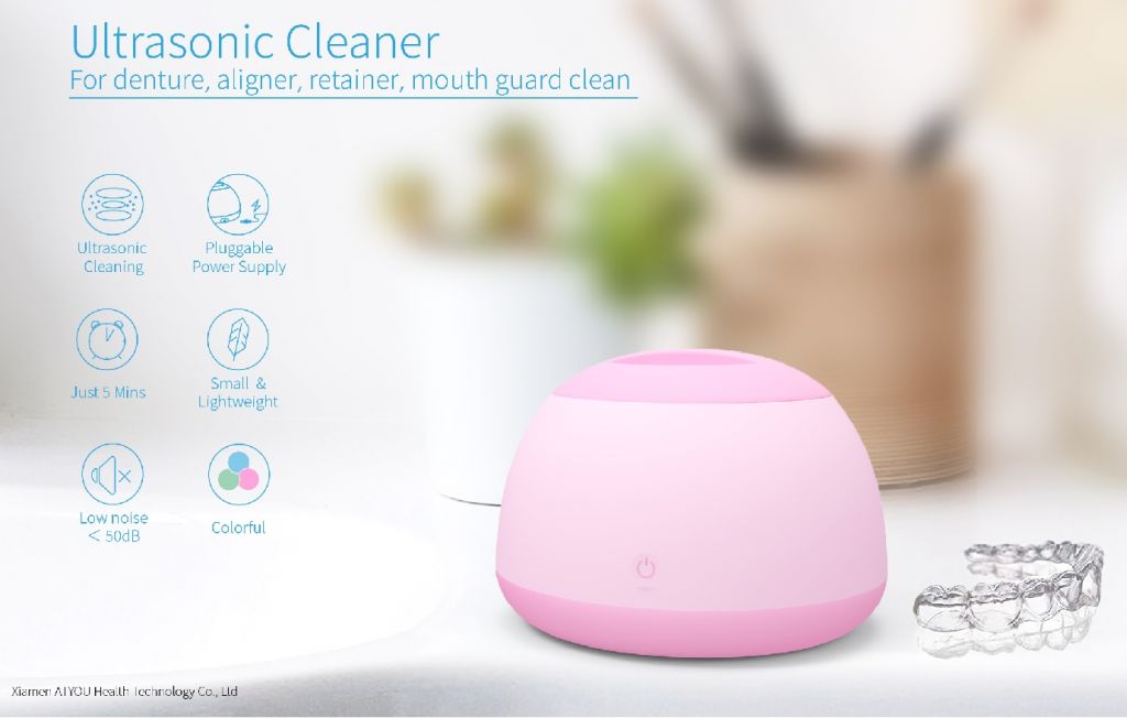 ultrasonic denture cleaner, sonic denture bath,