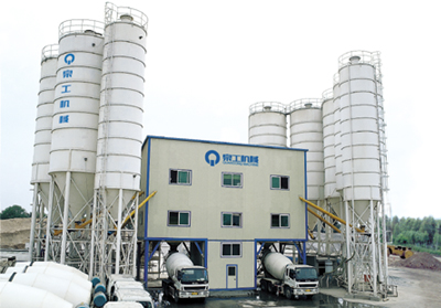 Concrete mixing plant