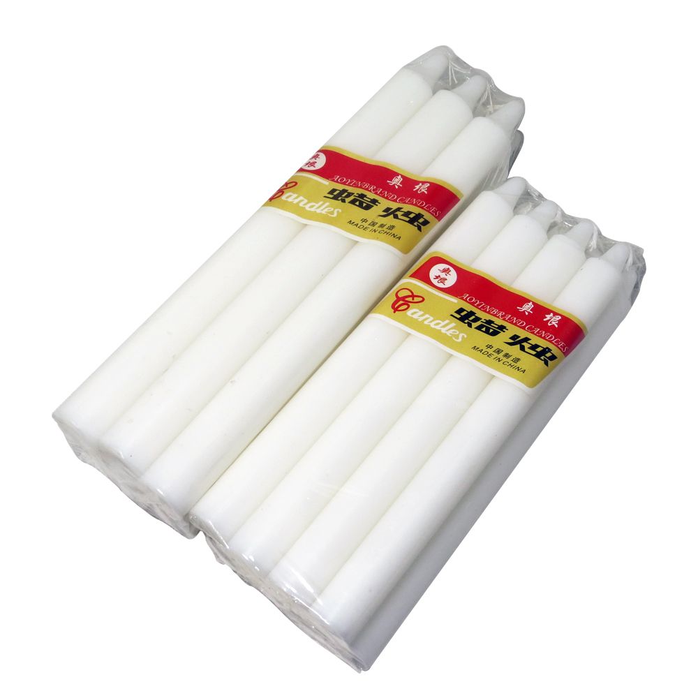 Factory long church prayer white long candles in bulk