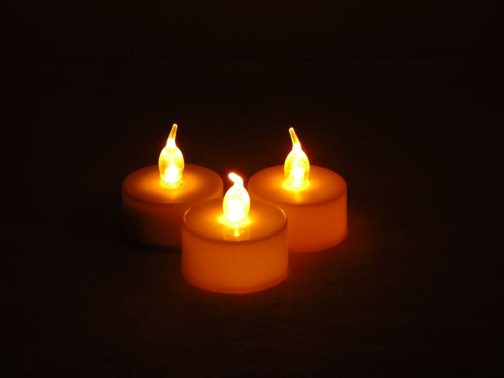 Home decor flameless moving wick votive led tealight candles