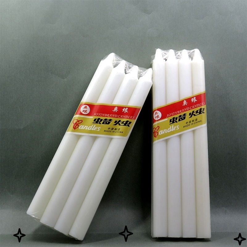 Household cheap velas stick wedding white candles