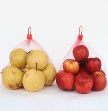 Vegetable packaging Plastic Mesh Bag with Cap