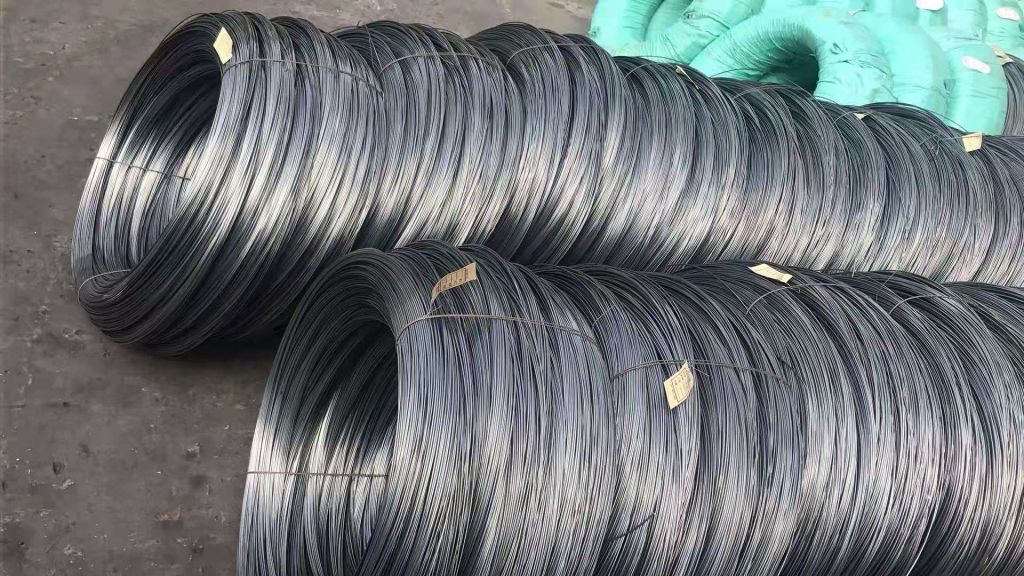 Phosphate coated steel wire for wire drawing