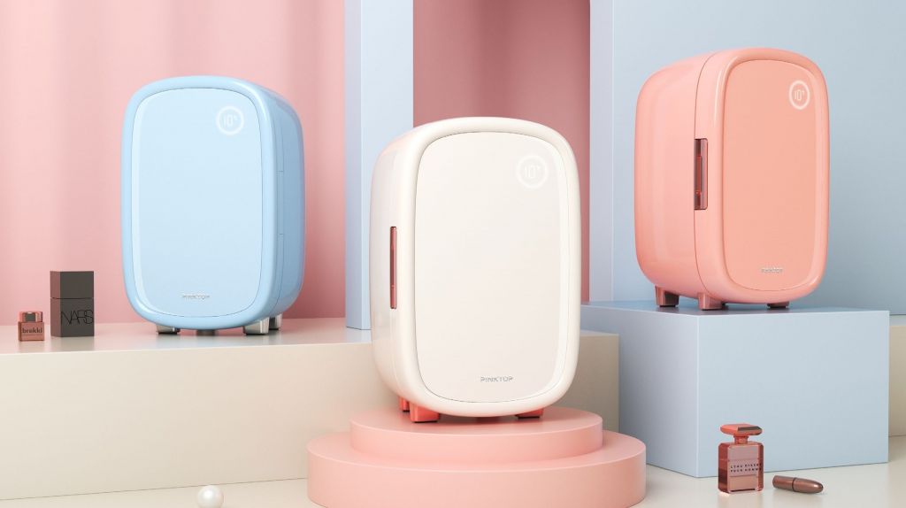 New 12L Custom portable beauty cosmetic small refrigerator pink mini f