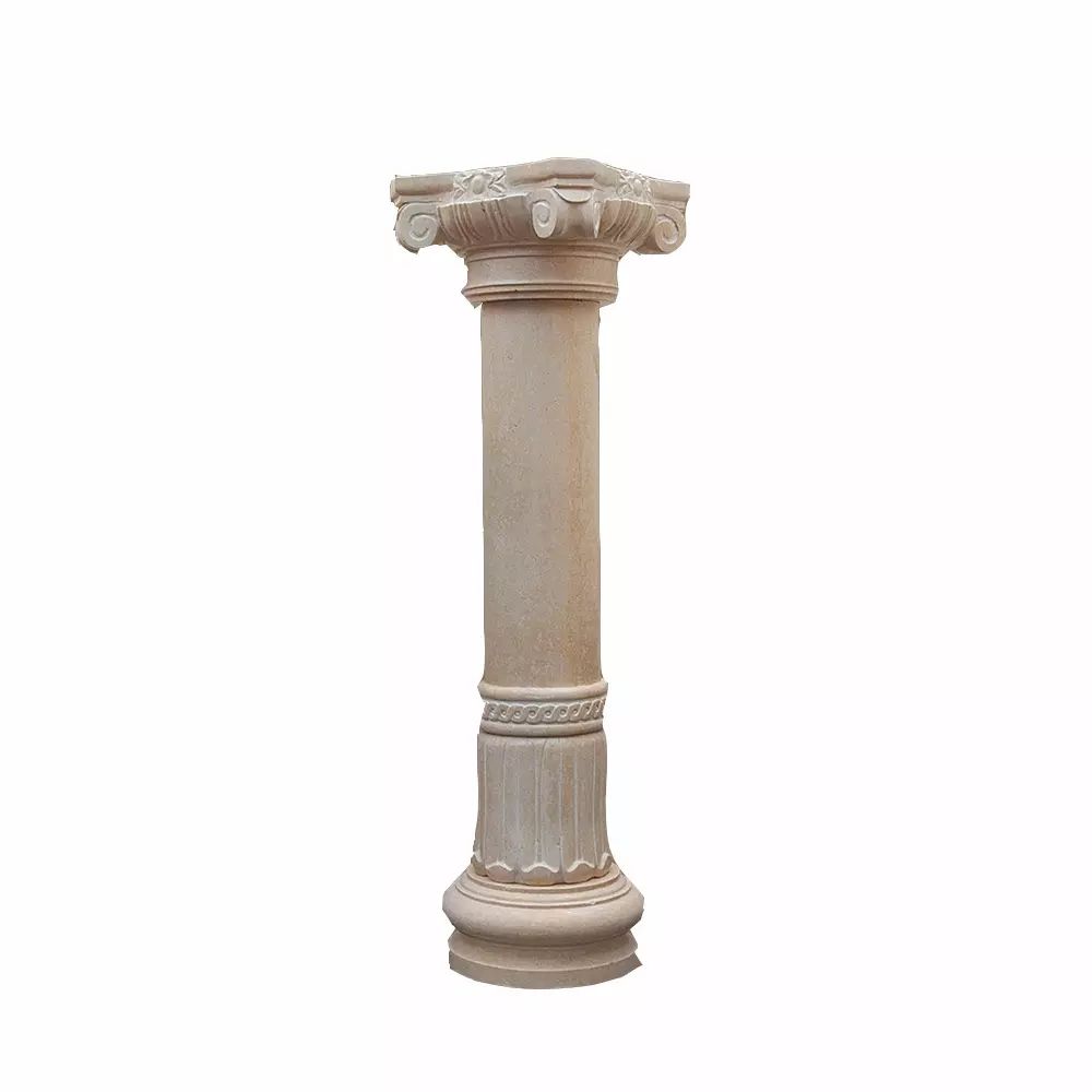 marble stone solid roman pillar column for construction decoration