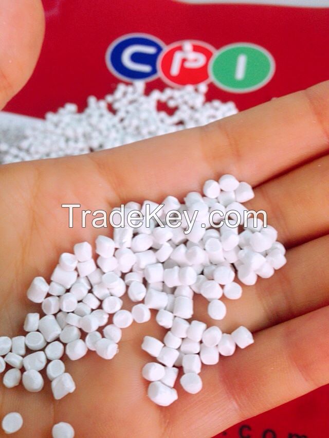 PE CaCo3 filler masterbatch granules for Injection molding + Extrusion molding + Blowing film